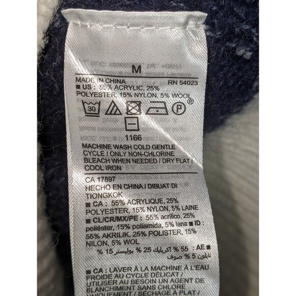 Nordic Fair Isle Sweater Sz M Festive Thick Cozy Ski Winter Chunky Cottagecore - Picture 10 of 11